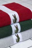 Бавовняний рушник Lacoste колір зелений (2950668) Бавовняний рушник Lacoste колір зелений (2950668)