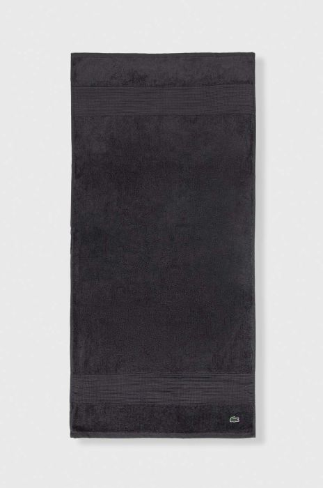 Маленький бавовняний рушник Lacoste 50 x 100 cm колір сірий Маленький бавовняний рушник Lacoste 50 x 100 cm колір сірий