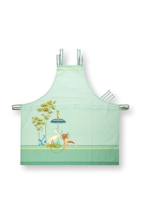 Бавовняний кухонний фартух Pip Studio Jolie Heron колір барвистий Бавовняний кухонний фартух Pip Studio Jolie Heron колір барвистий