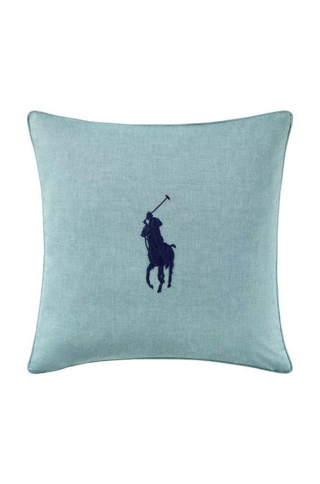 Бавовняна наволочка Ralph Lauren Oxford колір бірюзовий Бавовняна наволочка Ralph Lauren Oxford колір бірюзовий