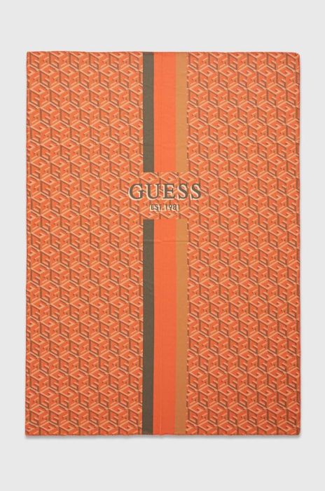 Ковдра Guess 150 x 200 cm колір помаранчевий (3399999) Ковдра Guess 150 x 200 cm колір помаранчевий (3399999)