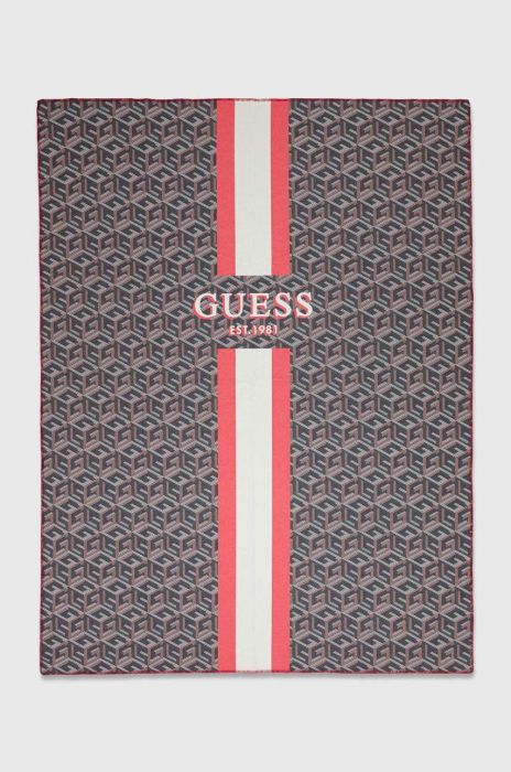 Ковдра Guess 150 x 200 cm колір сірий (3399218) Ковдра Guess 150 x 200 cm колір сірий (3399218)