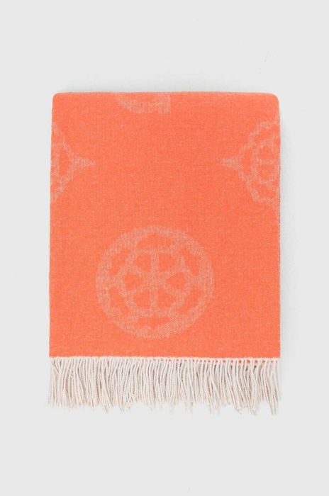 Ковдра Guess 130 x 170 cm колір помаранчевий (3399346) Ковдра Guess 130 x 170 cm колір помаранчевий (3399346)