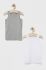Дитячий топ United Colors of Benetton (2-pack) колір сірий однотонний