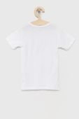 Дитяча футболка United Colors of Benetton колір білий однотонна (2033395)