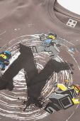 Дитяча бавовняна футболка Lego колір сірий з принтом (3301763) Дитяча бавовняна футболка Lego колір сірий з принтом (3301763)