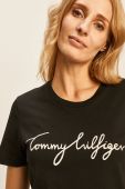 Tommy Hilfiger - Футболка колір чорний (508701)