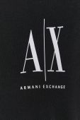 Бавовняна футболка Armani Exchange колір чорний (1577799)