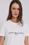 Бавовняна футболка Tommy Hilfiger колір білий (1526944) Бавовняна футболка Tommy Hilfiger колір білий (1526944)