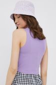 Топ Noisy May жіночий колір фіолетовий (2276019)