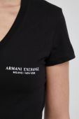 Бавовняна футболка Armani Exchange колір чорний (2016707) Бавовняна футболка Armani Exchange колір чорний (2016707)