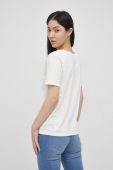 Бавовняна футболка JDY колір кремовий (1948636)