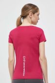 Футболка EA7 Emporio Armani жіноча колір рожевий (3308386) Футболка EA7 Emporio Armani жіноча колір рожевий (3308386)
