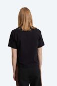 Бавовняна футболка Wood Wood Steffi T-Shirt x Fila колір чорний 688376.A296-BLACK