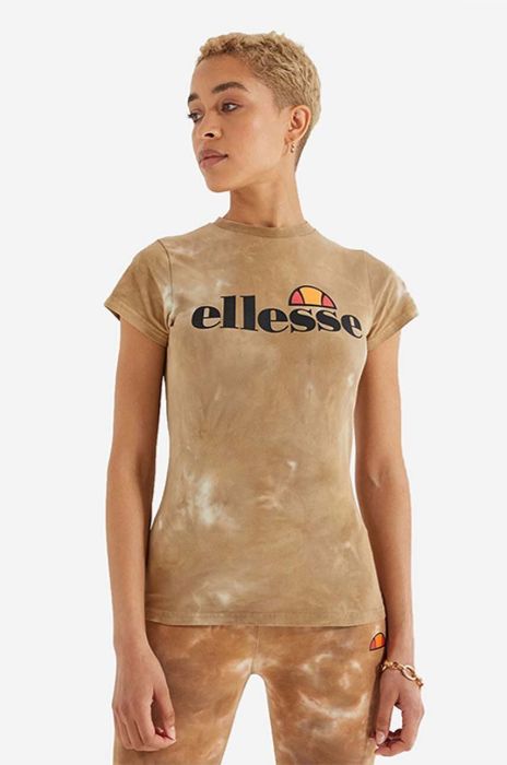 Футболка Ellesse жіноча колір коричневий SGK11338-BROWN Футболка Ellesse жіноча колір коричневий SGK11338-BROWN