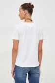 Бавовняна футболка Tommy Jeans жіночий колір білий (3647719)