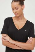 Бавовняна футболка Tommy Jeans жіночий колір чорний (3647713)