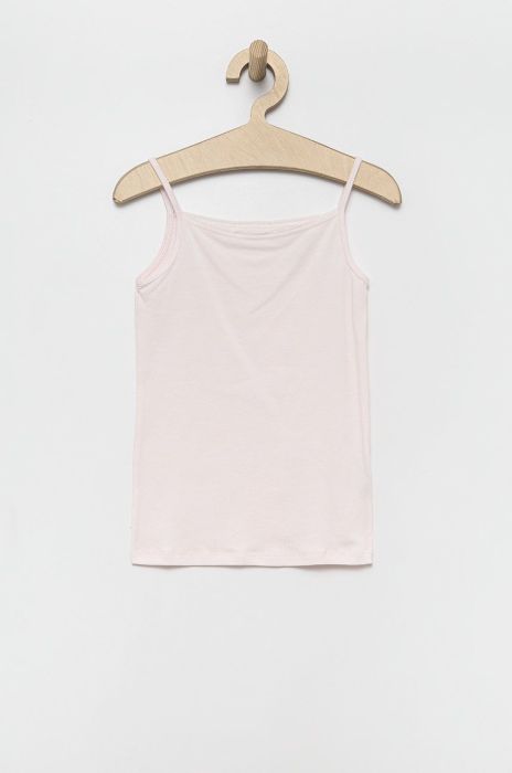 Дитячий топ United Colors of Benetton (2-pack) колір рожевий