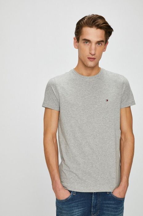 Tommy Hilfiger - Футболка колір сірий (158221)