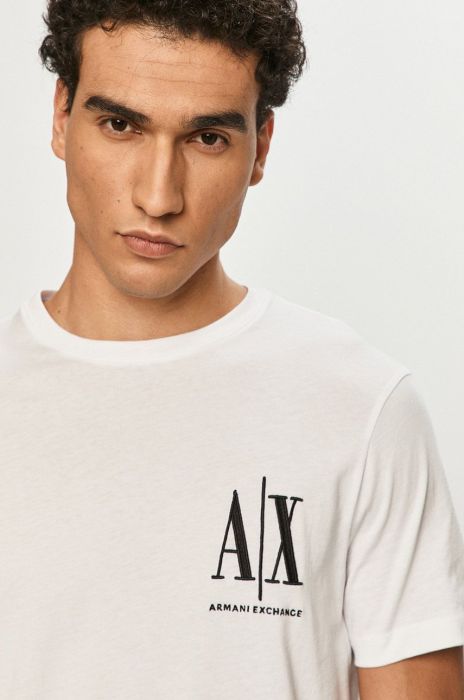 Armani Exchange - Футболка колір білий (1322231)