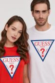 Футболка Guess чоловіча колір білий з принтом (1394541) Футболка Guess чоловіча колір білий з принтом (1394541)