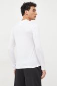 Лонгслів Emporio Armani чоловічий колір білий однотонний Лонгслів Emporio Armani чоловічий колір білий однотонний