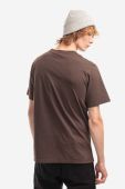 Бавовняна футболка Wood Wood Sami Classic T-shirt колір коричневий однотонна 12235721.2491-DARKORA Бавовняна футболка Wood Wood Sami Classic T-shirt колір коричневий однотонна 12235721.2491-DARKORA