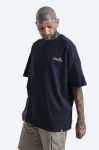 Бавовняна футболка Ellesse Smettila Sweatshirt колір синій з аплікацією SHJ11946-NAVY