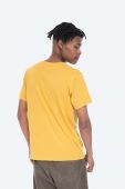 Бавовняна футболка Fjallraven Logo колір жовтий з принтом F87310-160 Бавовняна футболка Fjallraven Logo колір жовтий з принтом F87310-160