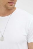 Бавовняна футболка Samsoe Samsoe колір білий однотонний (3246774)