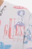 Бавовняна футболка Guess Aop Tee колір білий візерунок M3GI06.KBB50-F0C9 Бавовняна футболка Guess Aop Tee колір білий візерунок M3GI06.KBB50-F0C9