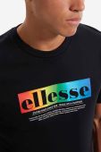 Бавовняна футболка Ellesse колір чорний з принтом SHR17634-WHITE Бавовняна футболка Ellesse колір чорний з принтом SHR17634-WHITE