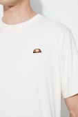 Бавовняна футболка Ellesse колір бежевий з принтом SHR17785-WHITE Бавовняна футболка Ellesse колір бежевий з принтом SHR17785-WHITE
