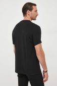 Футболка Karl Lagerfeld чоловічий колір чорний однотонний (3577263)