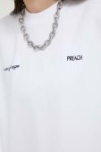Бавовняна футболка Preach колір білий однотонна (3281670) Бавовняна футболка Preach колір білий однотонна (3281670)