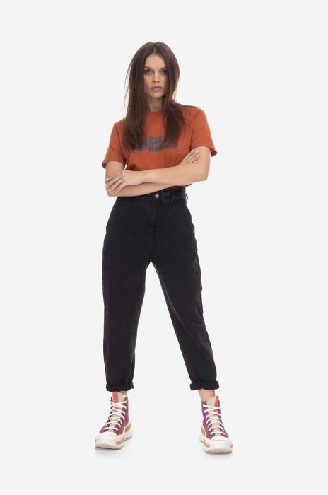 Футболка Fjallraven колір помаранчевий з принтом F87146.243-243 Футболка Fjallraven колір помаранчевий з принтом F87146.243-243