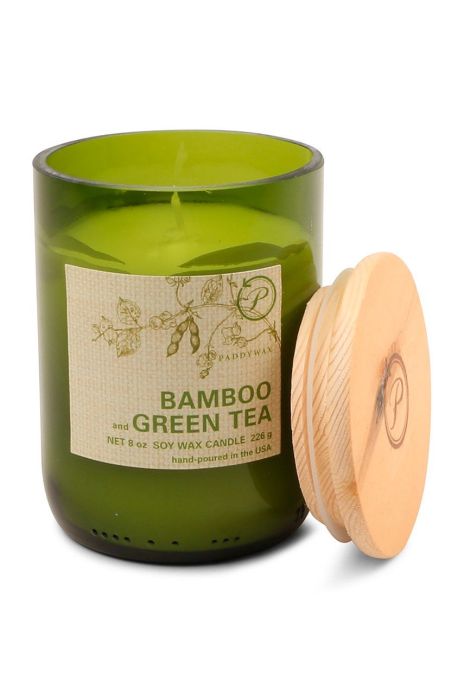 Paddywax Ароматична соєва свічка Bamboo & Green Tea 226 g колір барвистий Paddywax Ароматична соєва свічка Bamboo & Green Tea 226 g колір барвистий