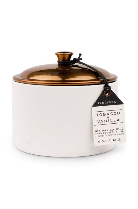 Paddywax Ароматична соєва свічка Tobacco & Vanilla 141 g колір барвистий Paddywax Ароматична соєва свічка Tobacco & Vanilla 141 g колір барвистий