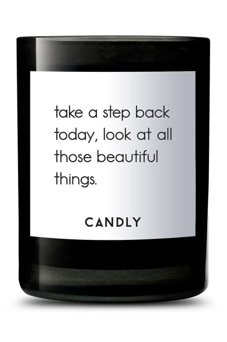Candly Ароматична соєва свічка Take a step back 250 g колір чорний Candly Ароматична соєва свічка Take a step back 250 g колір чорний