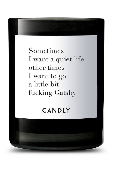 Candly Ароматична соєва свічка Sometimes I want a quiet life колір чорний Candly Ароматична соєва свічка Sometimes I want a quiet life колір чорний
