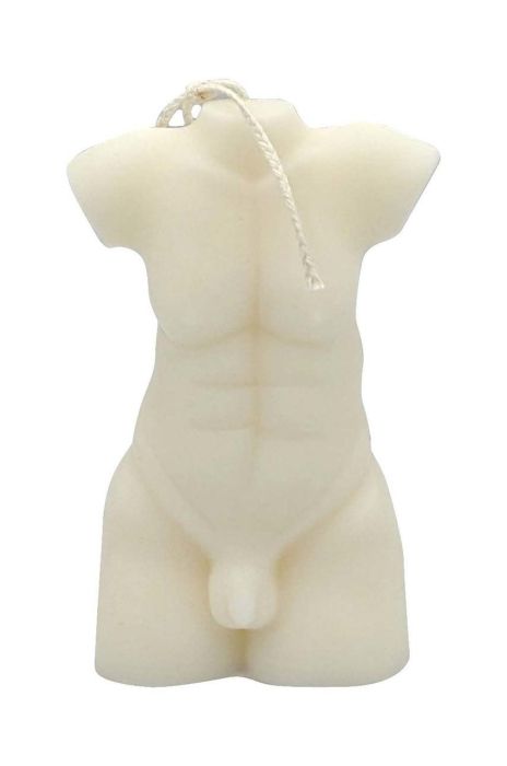 Соєва свічка Bella Bulba Torso колір білий Соєва свічка Bella Bulba Torso колір білий