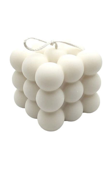 Соєва свічка Bella Bulba Bubble колір білий Соєва свічка Bella Bulba Bubble колір білий