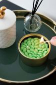 Ароматизована свічка CandleCan Mint Beans колір зелений Ароматизована свічка CandleCan Mint Beans колір зелений