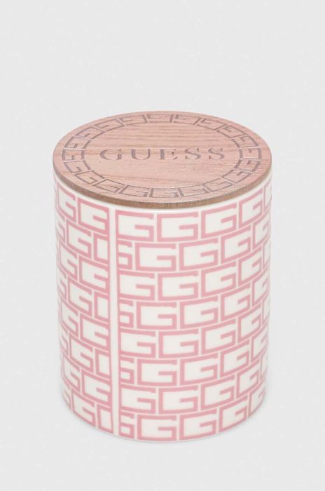Ароматизована свічка Guess G Greca колір рожевий (2919012) Ароматизована свічка Guess G Greca колір рожевий (2919012)