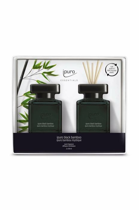 Набір аромадифузорів Ipuro Black Bamboo, 2 x 50 ml колір барвистий Набір аромадифузорів Ipuro Black Bamboo, 2 x 50 ml колір барвистий