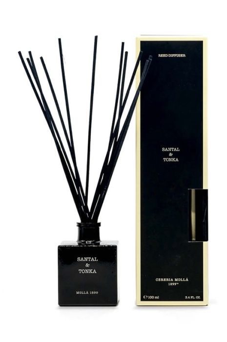 Аромадифузор Cereria Molla Santal & Tonka 100 ml колір чорний Аромадифузор Cereria Molla Santal & Tonka 100 ml колір чорний