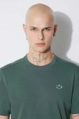 Футболка Lacoste чоловічий колір зелений однотонний TH7618-001 Футболка Lacoste чоловічий колір зелений однотонний TH7618-001