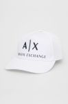 Кепка Armani Exchange колір білий з аплікацією (1637190) Кепка Armani Exchange колір білий з аплікацією (1637190)
