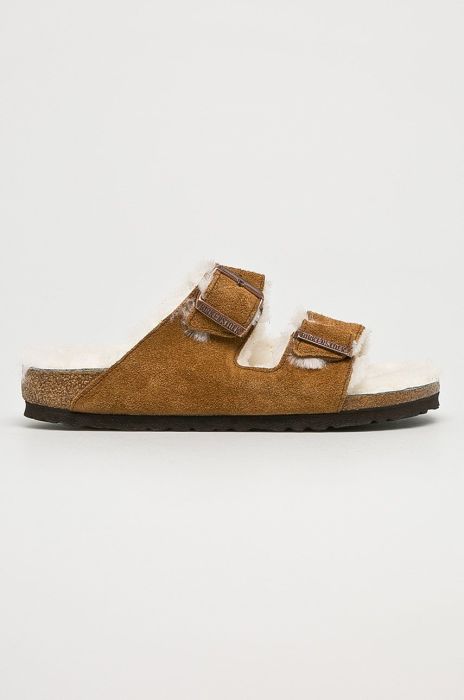 Тапочки Birkenstock Arizona колір коричневий 1001135-Mink