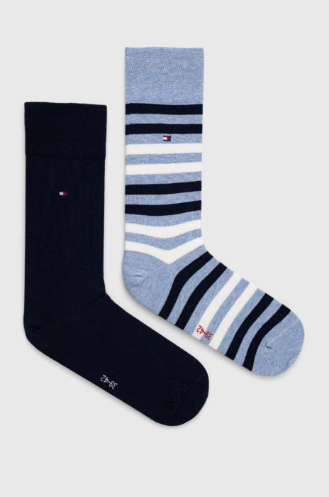 Шкарпетки Tommy Hilfiger 2-pack чоловічі колір синій (2999132) Шкарпетки Tommy Hilfiger 2-pack чоловічі колір синій (2999132)